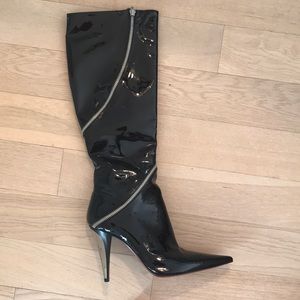 Francesco Sacco never worn patent leather boots